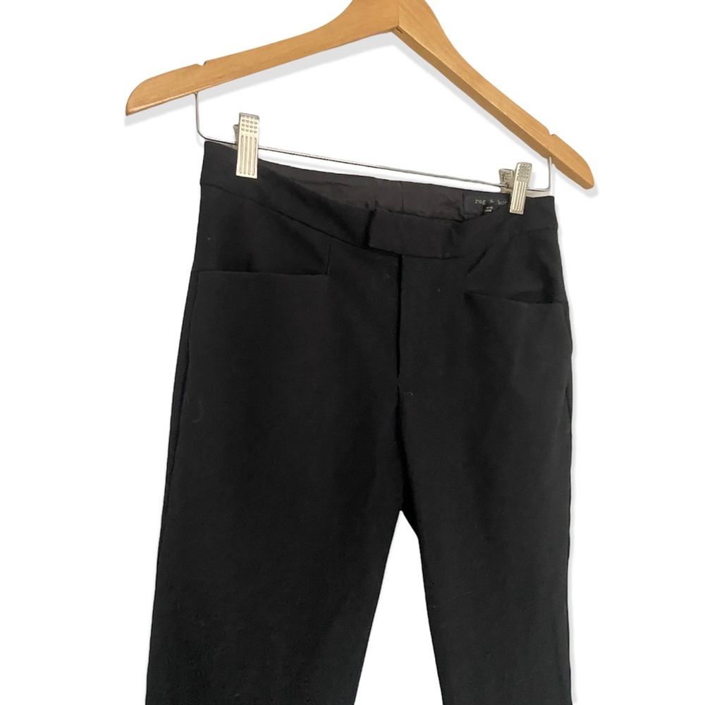 Rag and Bone black slim fit Harper trouser pants sz 0 - Picture 6 of 9